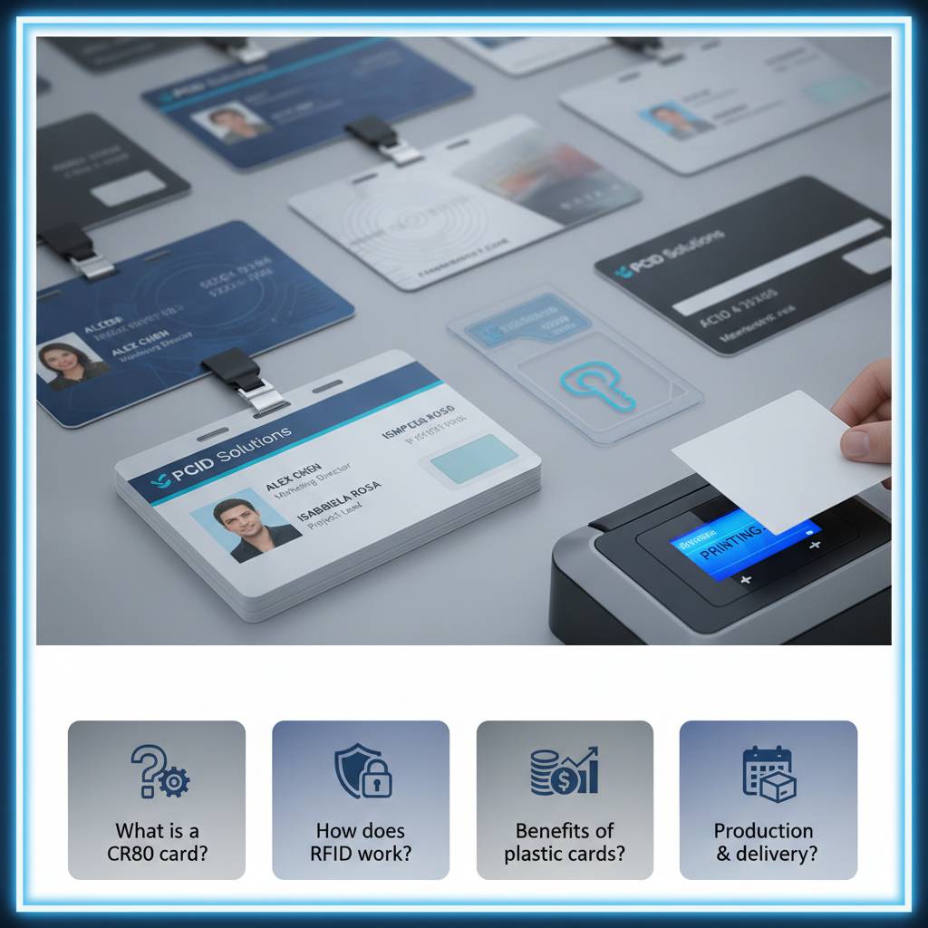 Frequently Asked Questions About Our Plastic Cards and Printed ID Badges