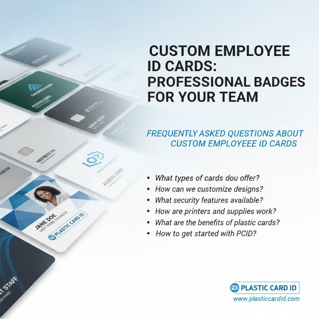 Frequently Asked Questions About Custom Employee ID Cards