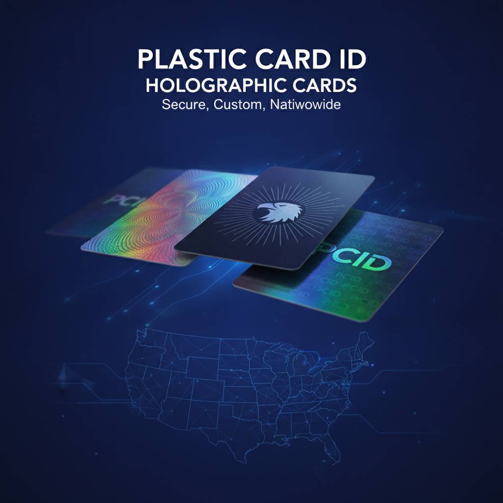 Why Businesses Nationwide Choose Plastic Card ID for Holographic Cards