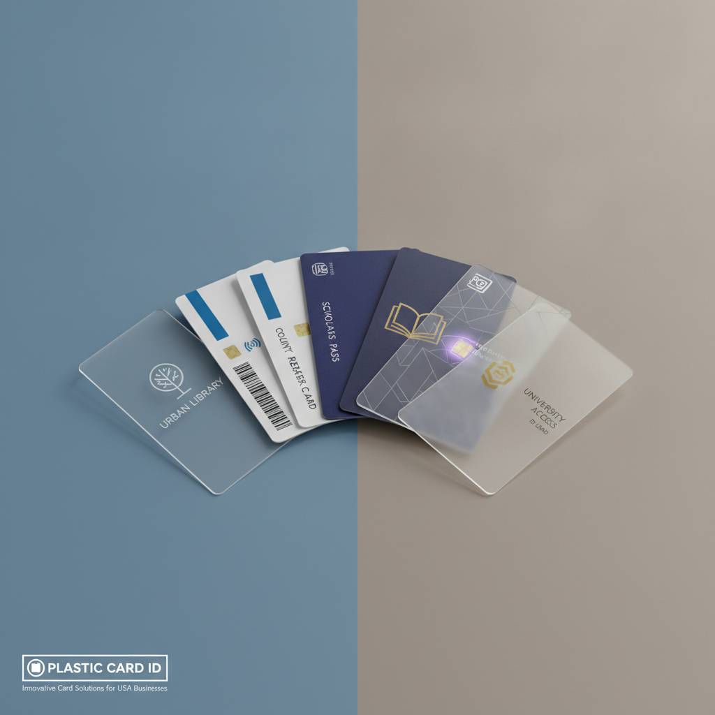 The Many Types of Plastic Library Cards We Offer
